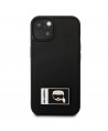Karl Lagerfeld Ikonik Patch Case for iPhone 13 - Black