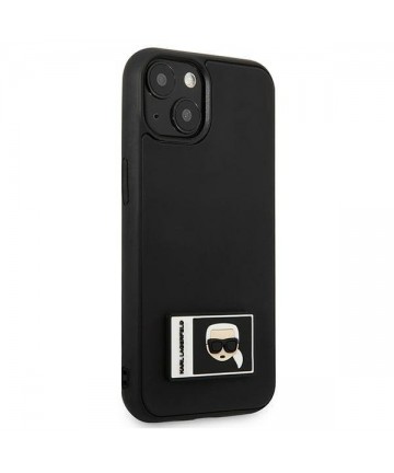 Karl Lagerfeld Ikonik Patch Case for iPhone 13 - Black