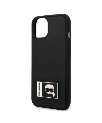 Karl Lagerfeld Ikonik Patch Case for iPhone 13 - Black