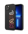 Karl Lagerfeld Multipink Brand iPhone 13 Case - Black
