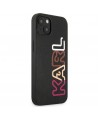 Karl Lagerfeld Multipink Brand iPhone 13 Case - Black