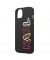 Karl Lagerfeld Multipink Brand iPhone 13 Case - Black