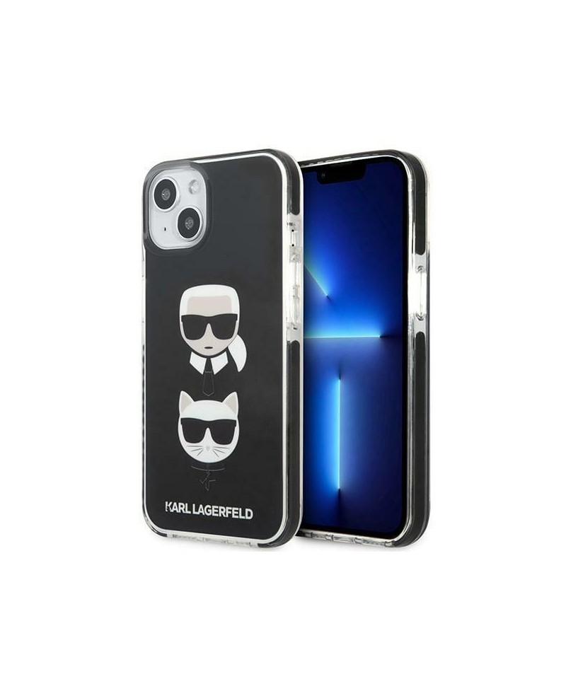 Karl Lagerfeld Karl&Choupette Head Case for iPhone 13 - Black