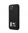 Karl Lagerfeld KLHCP13S3DKPK iPhone 13 mini 5,4 "black / black hardcase Ikonik Patch