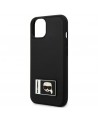 Karl Lagerfeld KLHCP13S3DKPK iPhone 13 mini 5,4 "black / black hardcase Ikonik Patch