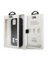 Karl Lagerfeld KLHCP13S3DKPK iPhone 13 mini 5,4 "black / black hardcase Ikonik Patch