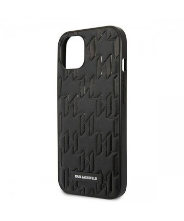 Karl Lagerfeld KLHCP13SMNMP1K iPhone 13 mini 5,4 "hardcase black / black Monogram Plaque