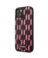 Karl Lagerfeld KLHCP13SMNMP1P iPhone 13 mini 5,4 "hardcase pink / pink Monogram Plaque