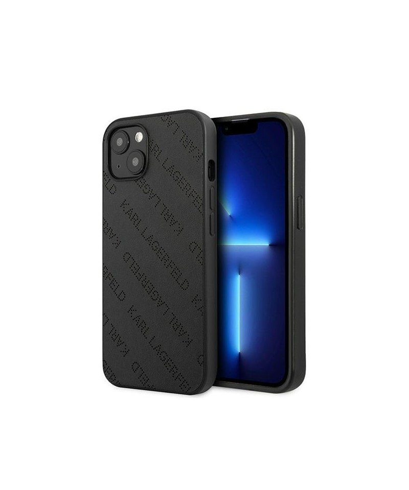 Karl Lagerfeld KLHCP13SPTLK iPhone 13 mini 5,4 "hardcase black / black Perforated Allover