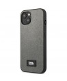 Karl Lagerfeld KLHCP13SSFMP2DG iPhone 13 mini 5,4 "hardcase silver / silver Saffiano Plaque