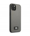Karl Lagerfeld KLHCP13SSFMP2DG iPhone 13 mini 5,4 "hardcase silver / silver Saffiano Plaque
