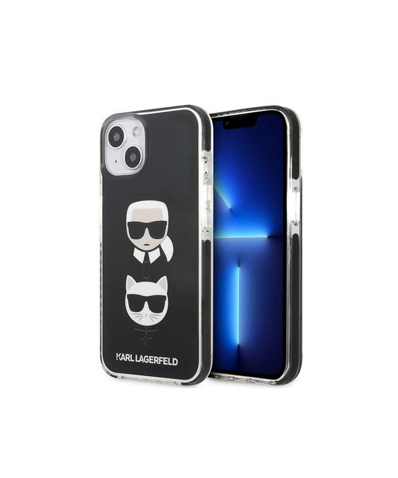 Karl Lagerfeld KLHCP13STPE2TK iPhone 13 mini 5,4 "hardcase black / black Karl & Choupette Head