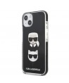 Karl Lagerfeld KLHCP13STPE2TK iPhone 13 mini 5,4 "hardcase black / black Karl & Choupette Head