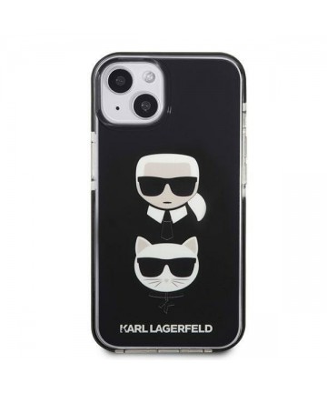 Karl Lagerfeld KLHCP13STPE2TK iPhone 13 mini 5,4 "hardcase black / black Karl & Choupette Head