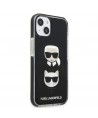 Karl Lagerfeld KLHCP13STPE2TK iPhone 13 mini 5,4 "hardcase black / black Karl & Choupette Head