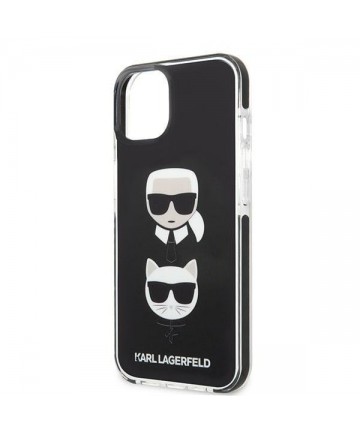 Karl Lagerfeld KLHCP13STPE2TK iPhone 13 mini 5,4 "hardcase black / black Karl & Choupette Head