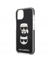 Karl Lagerfeld KLHCP13STPE2TK iPhone 13 mini 5,4 "hardcase black / black Karl & Choupette Head