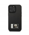Karl Lagerfeld Ikonik Patch Case for iPhone 13 Pro Max - Black