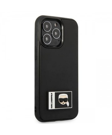 Karl Lagerfeld Ikonik Patch Case for iPhone 13 Pro Max - Black