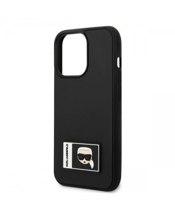 Karl Lagerfeld Ikonik Patch Case for iPhone 13 Pro Max - Black