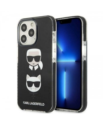 Karl Lagerfeld Karl&Choupette Head Case for iPhone 13 Pro Max - Black