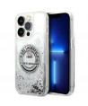 Karl Lagerfeld KLHCP14LLCRSGRS iPhone 14 Pro 6.1 "silver / silver hardcase Liquid Glitter RSG