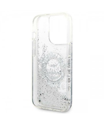 Karl Lagerfeld KLHCP14LLCRSGRS iPhone 14 Pro 6.1 "silver / silver hardcase Liquid Glitter RSG
