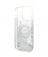 Karl Lagerfeld KLHCP14LLCRSGRS iPhone 14 Pro 6.1 "silver / silver hardcase Liquid Glitter RSG