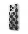 Karl Lagerfeld KLHCP14LLMNMK iPhone 14 Pro 6.1 "hardcase black / black Liquid Glitter Monogram