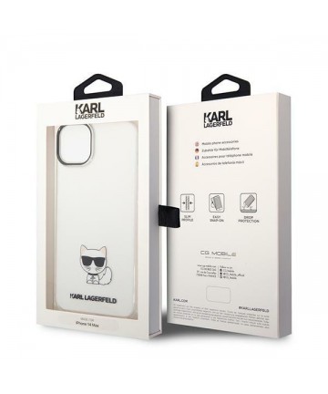Karl Lagerfeld KLHCP14MCTTR iPhone 14 Plus 6.7 "hardcase clear / transparent Choupette Body