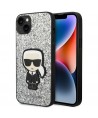 Karl Lagerfeld KLHCP14MGFKPG iPhone 14 Plus 6.7 "hardcase silver / silver Glitter Flakes Ikonik