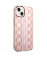 Karl Lagerfeld KLHCP14MHKLSPCP iPhone 14 Plus 6.7 "hardcase pink / pink Mono Vertical Stripe