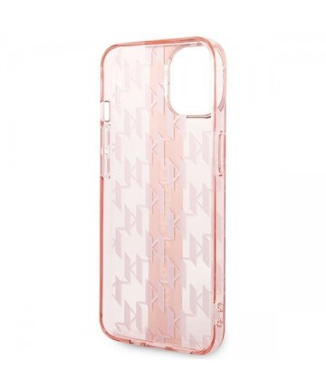 Karl Lagerfeld KLHCP14MHKLSPCP iPhone 14 Plus 6.7 "hardcase pink / pink Mono Vertical Stripe