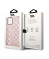 Karl Lagerfeld KLHCP14MHKLSPCP iPhone 14 Plus 6.7 "hardcase pink / pink Mono Vertical Stripe