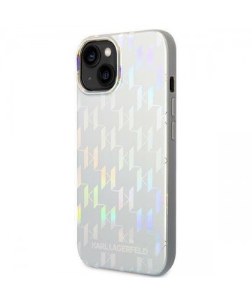 Karl Lagerfeld KLHCP14MLGMMSV3 iPhone 14 Plus 6.7 "hardcase silver / silver Monogram Iridescent
