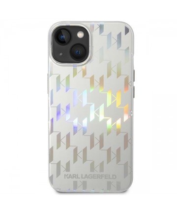 Karl Lagerfeld KLHCP14MLGMMSV3 iPhone 14 Plus 6.7 "hardcase silver / silver Monogram Iridescent