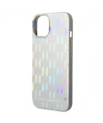Karl Lagerfeld KLHCP14MLGMMSV3 iPhone 14 Plus 6.7 "hardcase silver / silver Monogram Iridescent