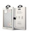 Karl Lagerfeld KLHCP14MLGMMSV3 iPhone 14 Plus 6.7 "hardcase silver / silver Monogram Iridescent