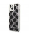 Karl Lagerfeld KLHCP14MLMNMK iPhone 14 Plus 6.7 "hardcase black / black Liquid Glitter Monogram