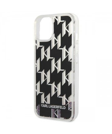 Karl Lagerfeld KLHCP14MLMNMK iPhone 14 Plus 6.7 "hardcase black / black Liquid Glitter Monogram