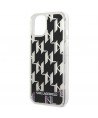Karl Lagerfeld KLHCP14MLMNMK iPhone 14 Plus 6.7 "hardcase black / black Liquid Glitter Monogram