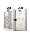 Karl Lagerfeld KLHCP14MLMNMS iPhone 14 Plus 6.7 "hardcase silver / silver Liquid Glitter Monogram