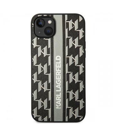 Karl Lagerfeld KLHCP14MPGKLSKG iPhone 14 Plus 6.7 "hardcase gray / gray Monogram Stripe