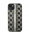 Karl Lagerfeld KLHCP14MPGKLSKG iPhone 14 Plus 6.7 "hardcase gray / gray Monogram Stripe