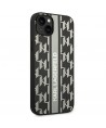 Karl Lagerfeld KLHCP14MPGKLSKG iPhone 14 Plus 6.7 "hardcase gray / gray Monogram Stripe