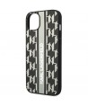 Karl Lagerfeld KLHCP14MPGKLSKG iPhone 14 Plus 6.7 "hardcase gray / gray Monogram Stripe