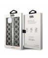 Karl Lagerfeld KLHCP14MPGKLSKG iPhone 14 Plus 6.7 "hardcase gray / gray Monogram Stripe