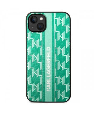 Karl Lagerfeld KLHCP14MPGKLSKN iPhone 14 Plus 6.7 "hardcase green / green Monogram Stripe