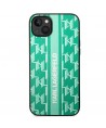 Karl Lagerfeld KLHCP14MPGKLSKN iPhone 14 Plus 6.7 "hardcase green / green Monogram Stripe