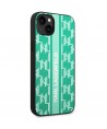Karl Lagerfeld KLHCP14MPGKLSKN iPhone 14 Plus 6.7 "hardcase green / green Monogram Stripe